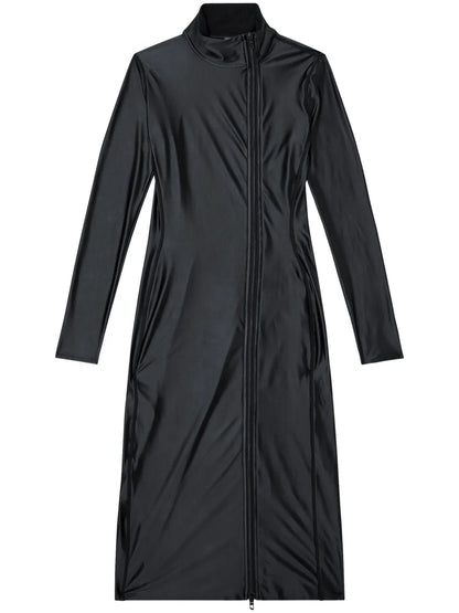 D-Silver Midi Dress