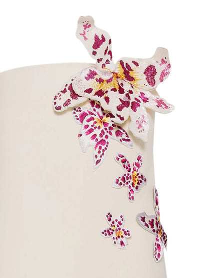 Watercolor Orchid Cocktail Dress