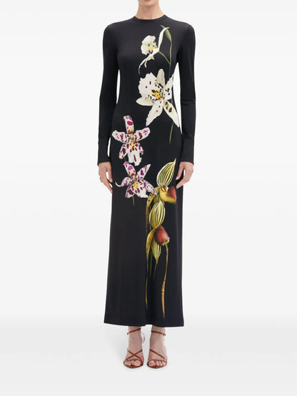 Orchid Jersey Maxi Dress