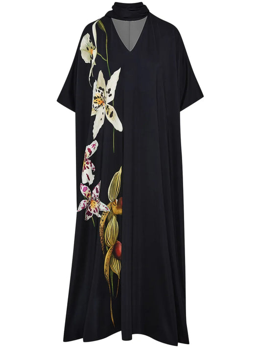 Orchid Jersey Kaftan