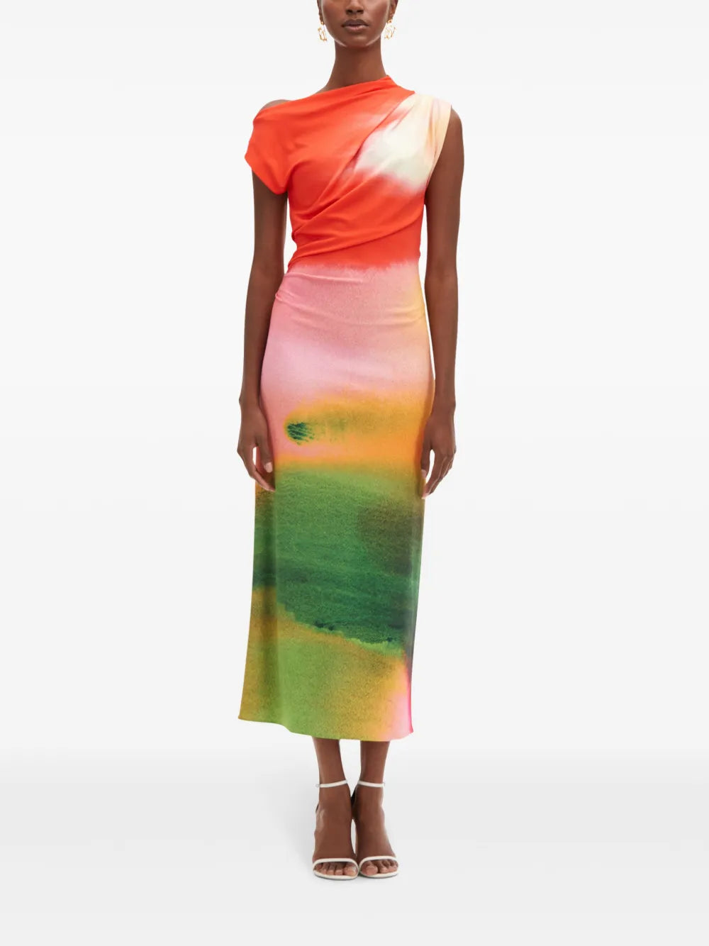 Abstract Watercolor Dress