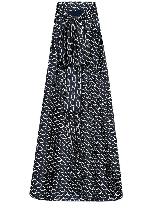 Small Oscar Chain-Link Sleeveless Blouse