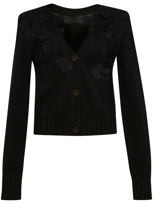 Floral Guipure Lace Cardigan