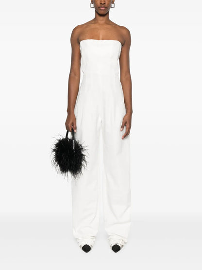 Strapless Denim Jumpsuit