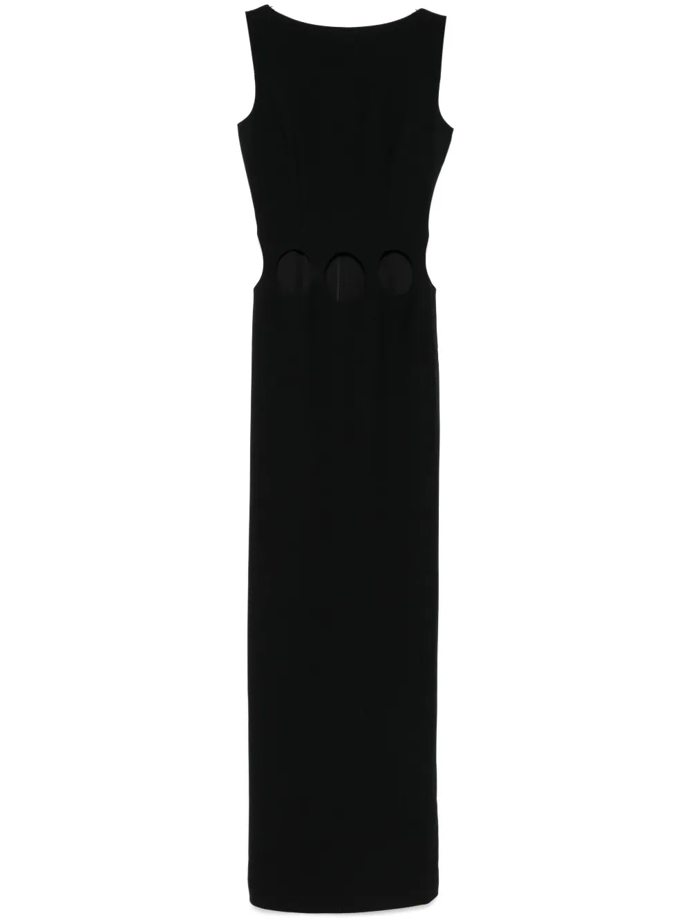 Hole-Detail Maxi Dress