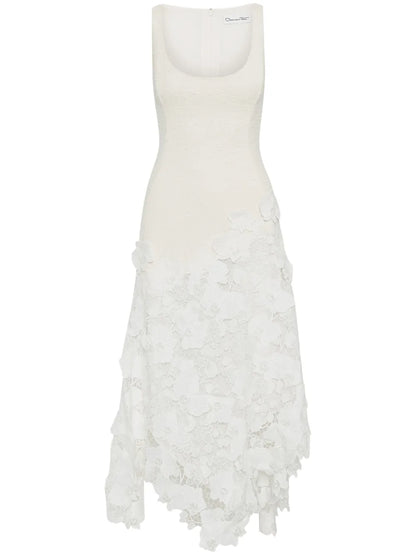 Orchid Guipure Tweed Sleeveless Dress