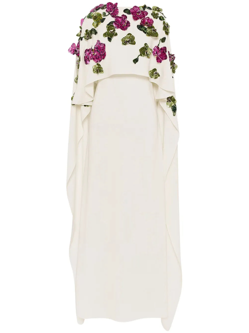 Orchid Sequin-Embroidered Kaftan