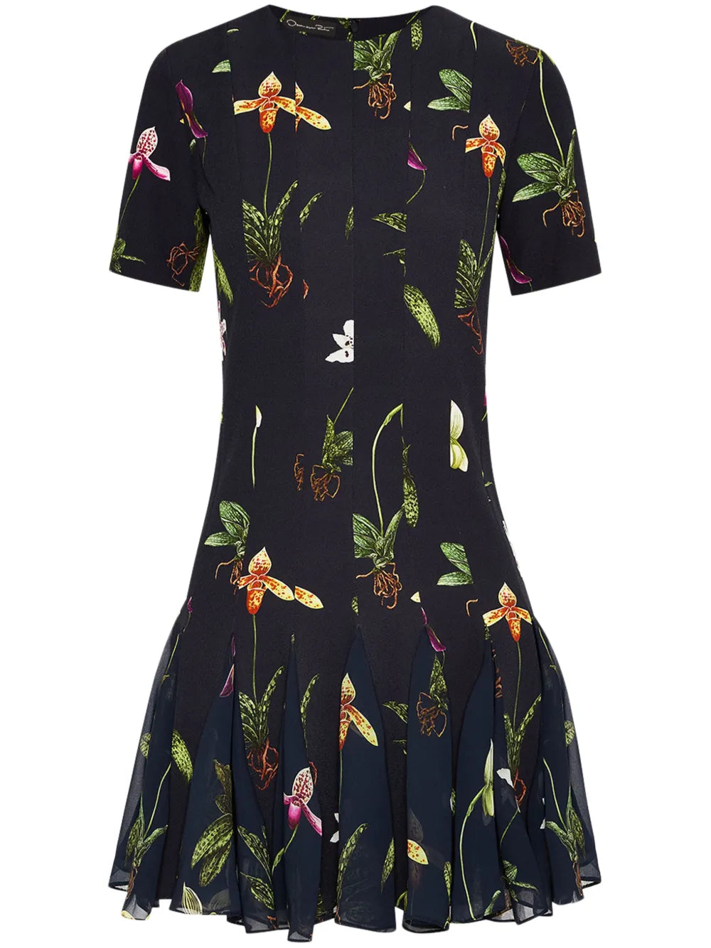 Orchid Cady-Inset Mini Dress
