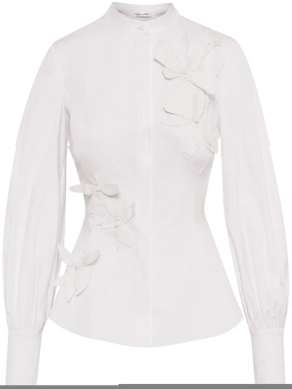 Orchid Cotton Twill Blouse