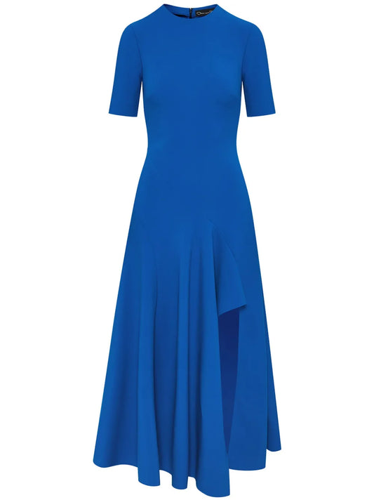 Wave Detail Midi Dress