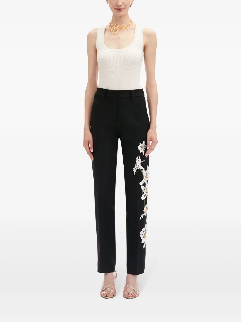 Watercolor Orchid Trousers