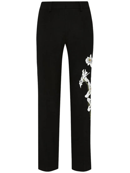 Watercolor Orchid Trousers