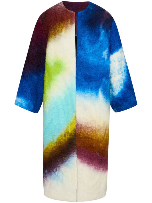 Abstract Watercolor Coat
