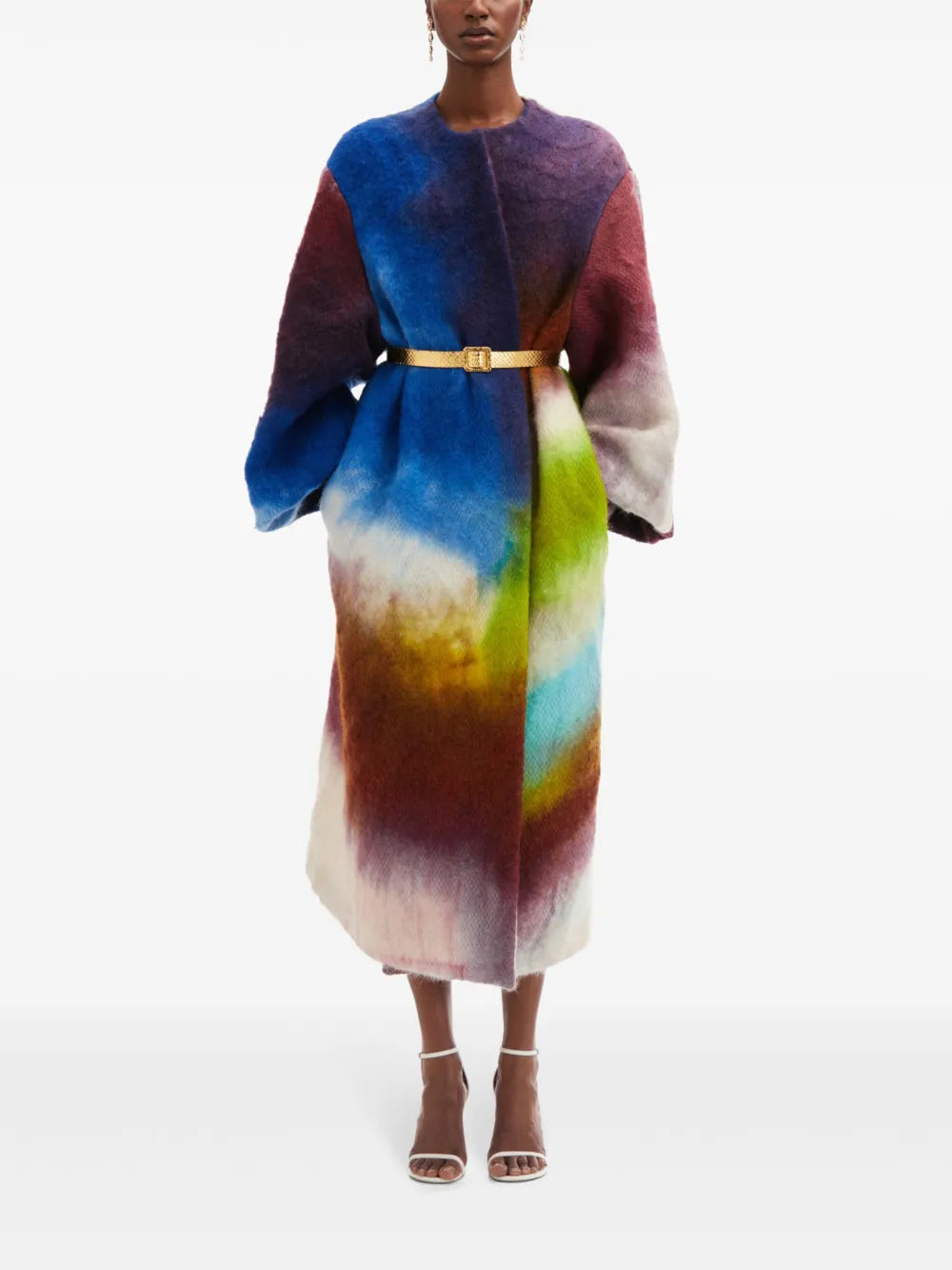 Abstract Watercolor Coat