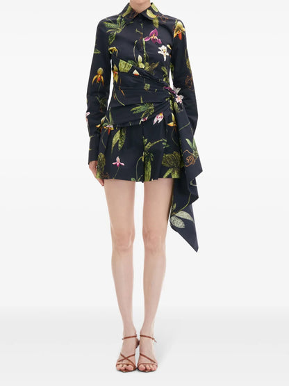 Orchid Cotton Poplin Blouse