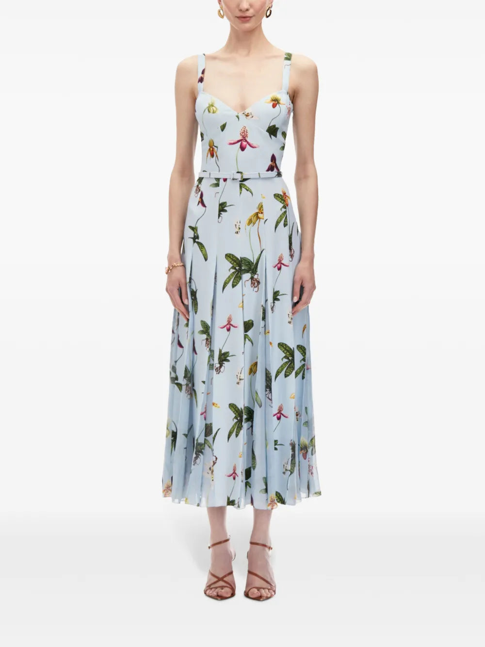 Orchid Cady-Inset Maxi Dress