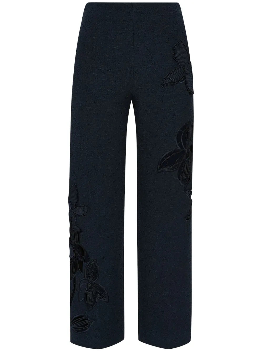 Orchid Embroidered Tweed Trousers