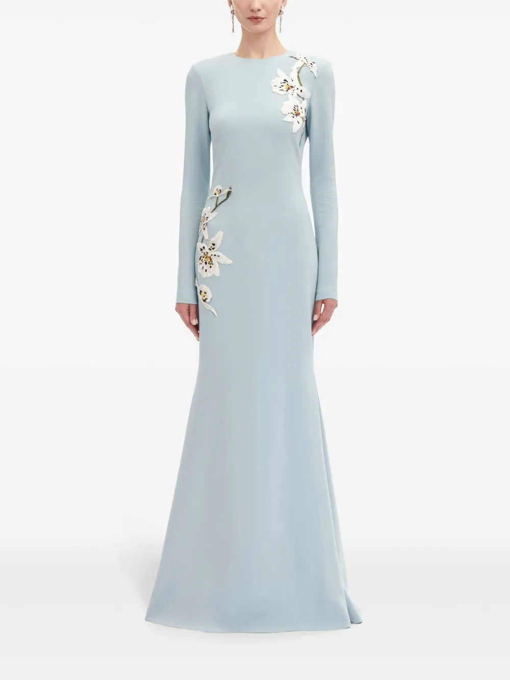 Orchid Threadwork Cady Gown