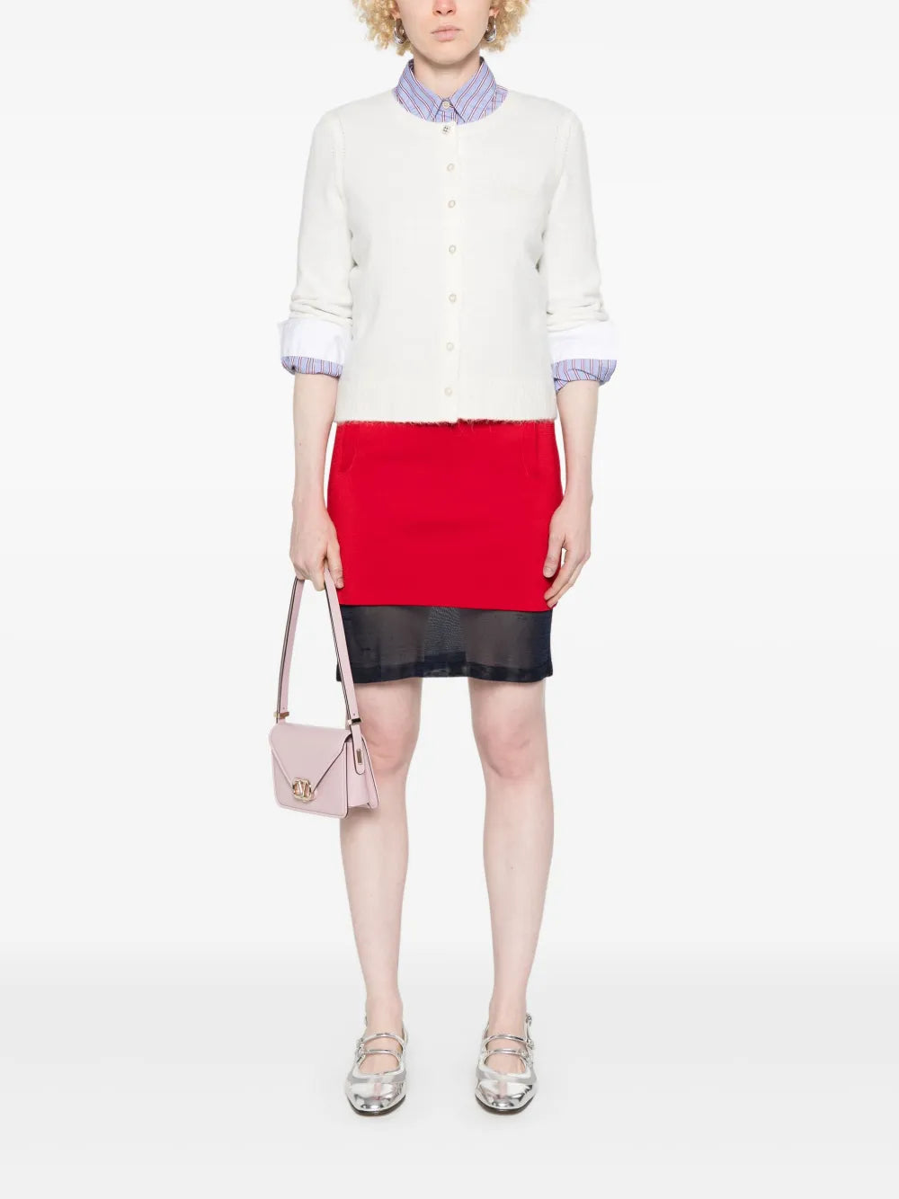 Logo-Embroidered Cardigan