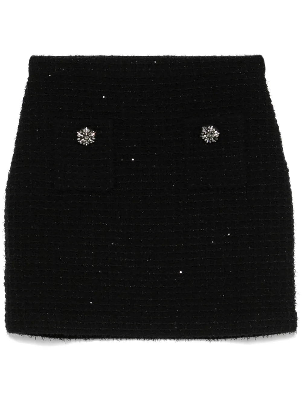 Textured Knit Mini Skirt