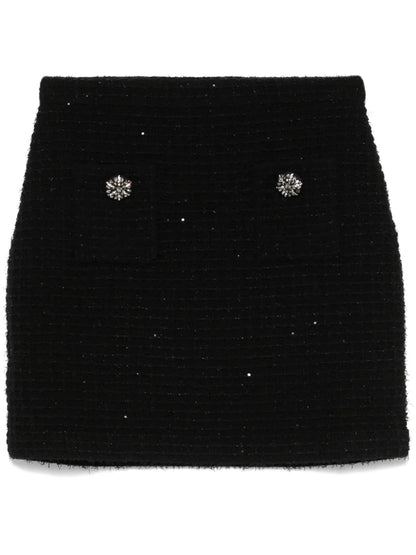 Textured Knit Mini Skirt
