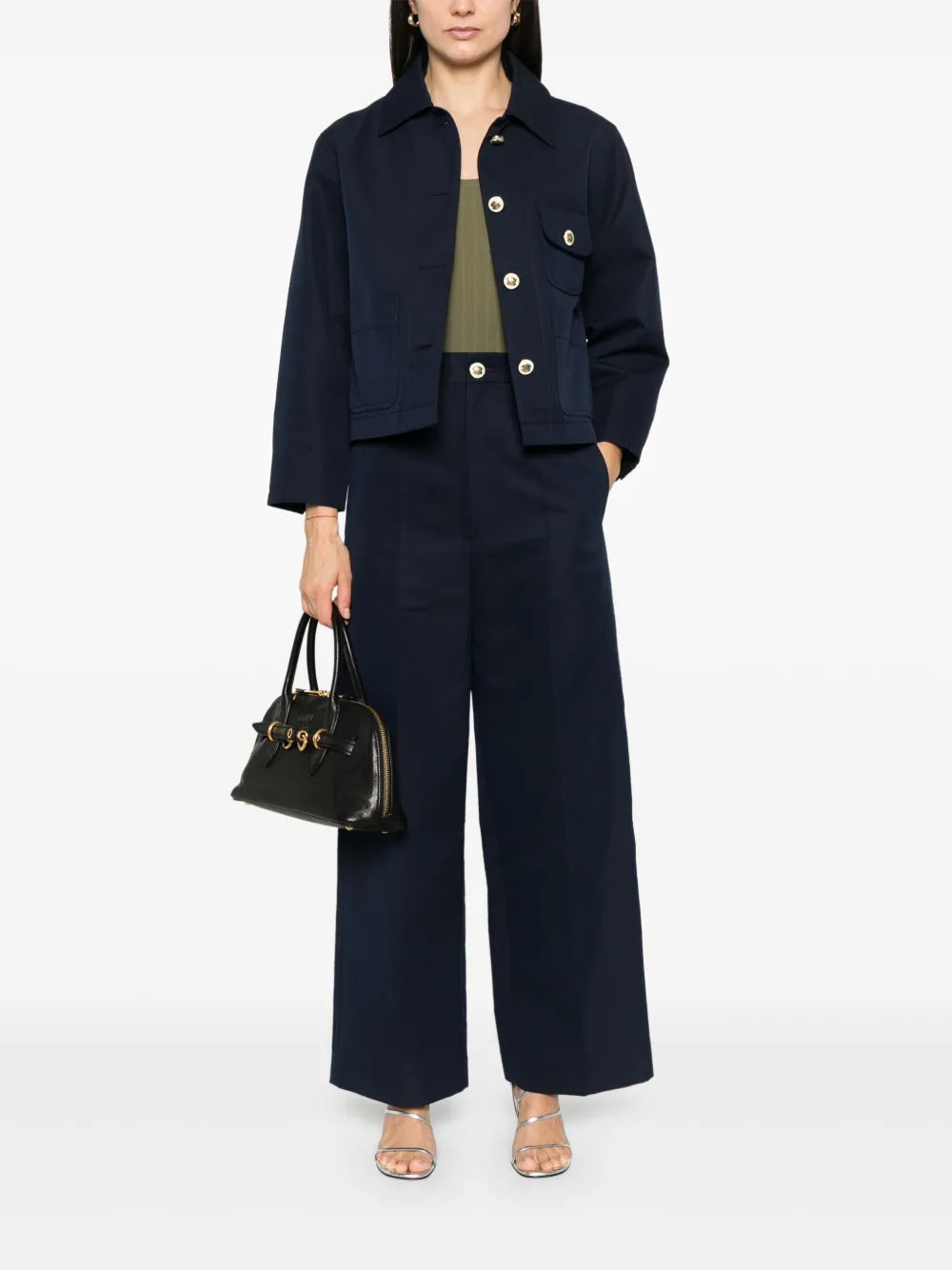 Button-Detail Jacket