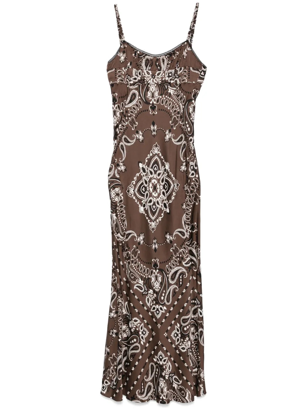 Bandana-Print Maxi Dress