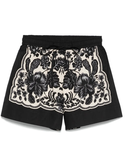 Floral-Print Shorts