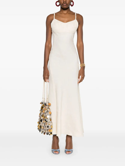 Strap-Detail Maxi Dress