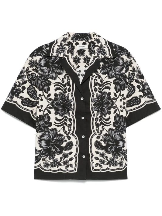 Floral-Print Shirt
