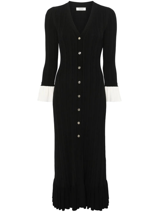 Ruffled Midi Dress