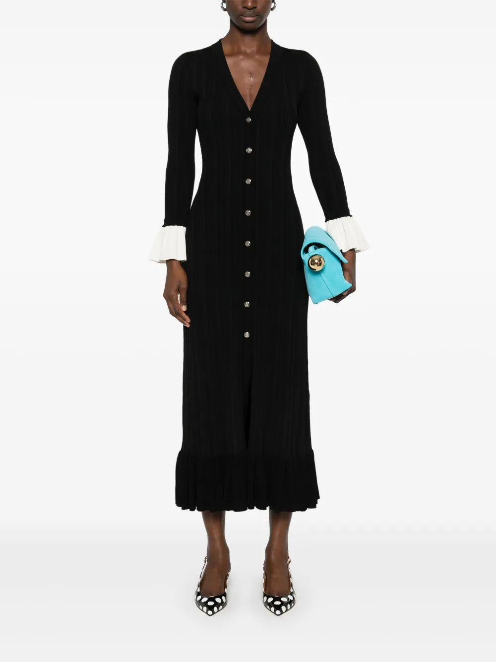 Ruffled Midi Dress