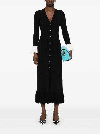 Ruffled Midi Dress