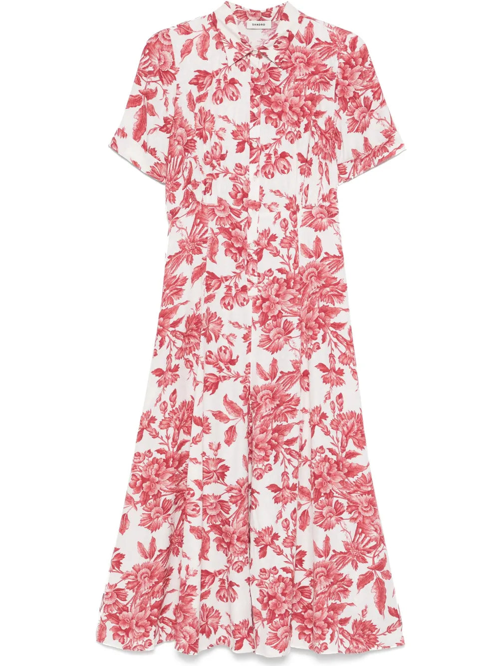 Floral-Print Midi Dress