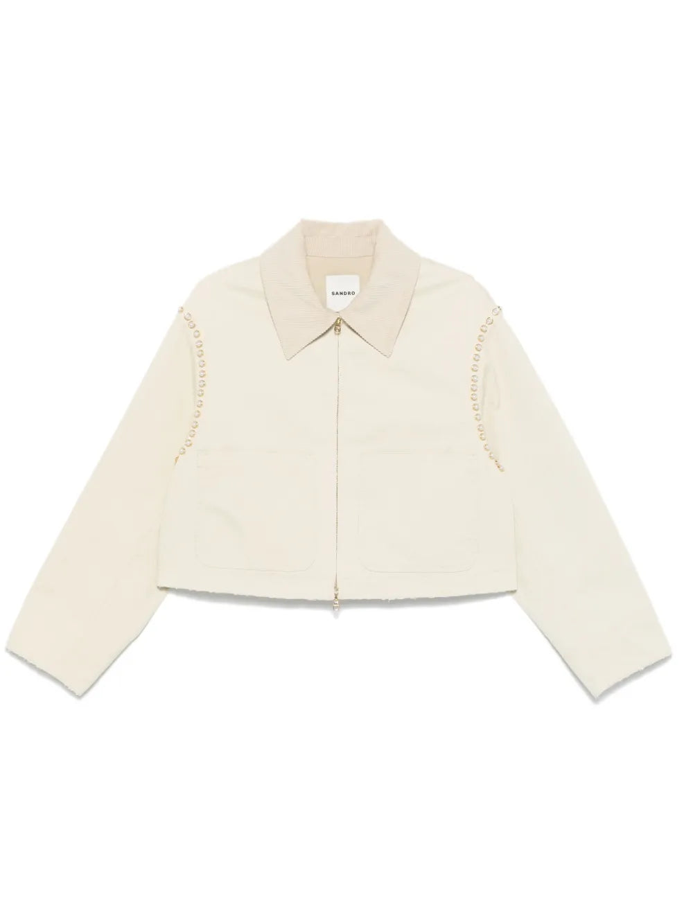 Corduroy-Collar Jacket