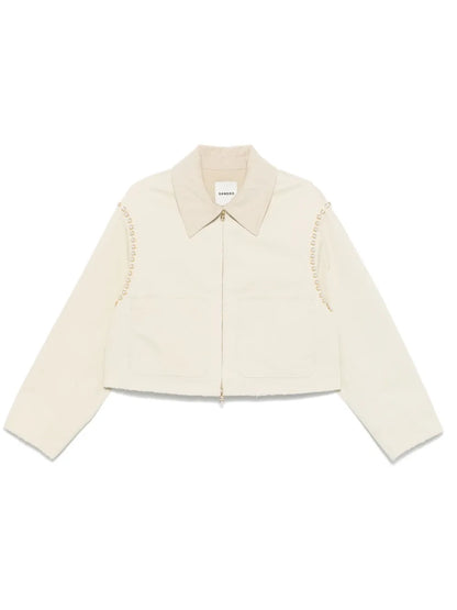 Corduroy-Collar Jacket
