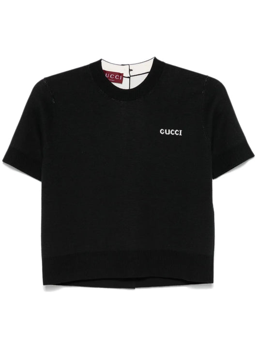 Logo-Intarsia T-Shirt