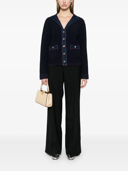 Sailor-Collar Cardigan
