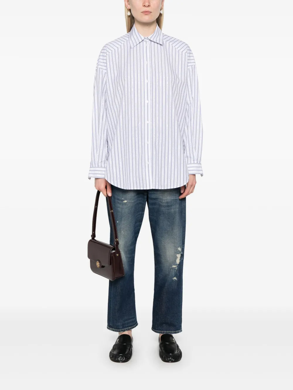 Rhinestone-Embellished Shirt