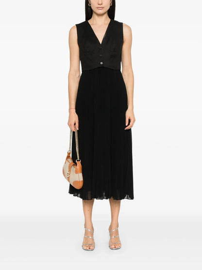 Pleated Maxi Dress