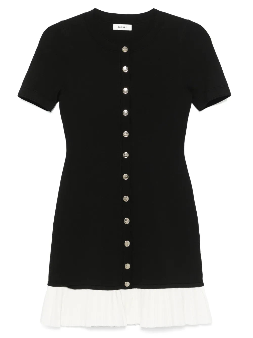 Pleated Mini Dress