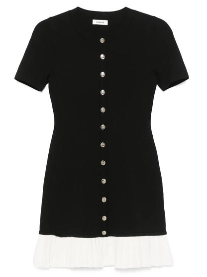 Pleated Mini Dress