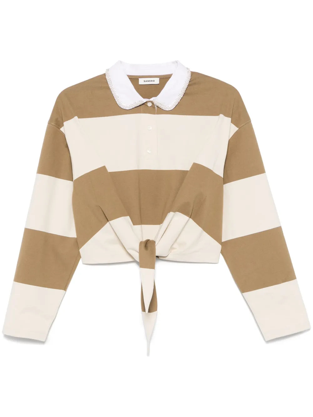 Striped Polo Top