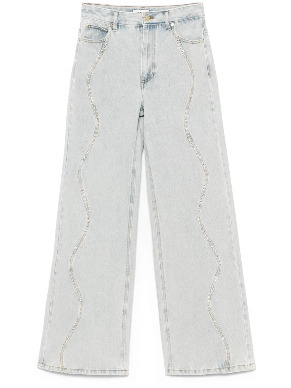 Sequin-Embellished Jeans