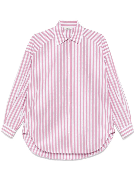 Rhinestone-Embellished Shirt