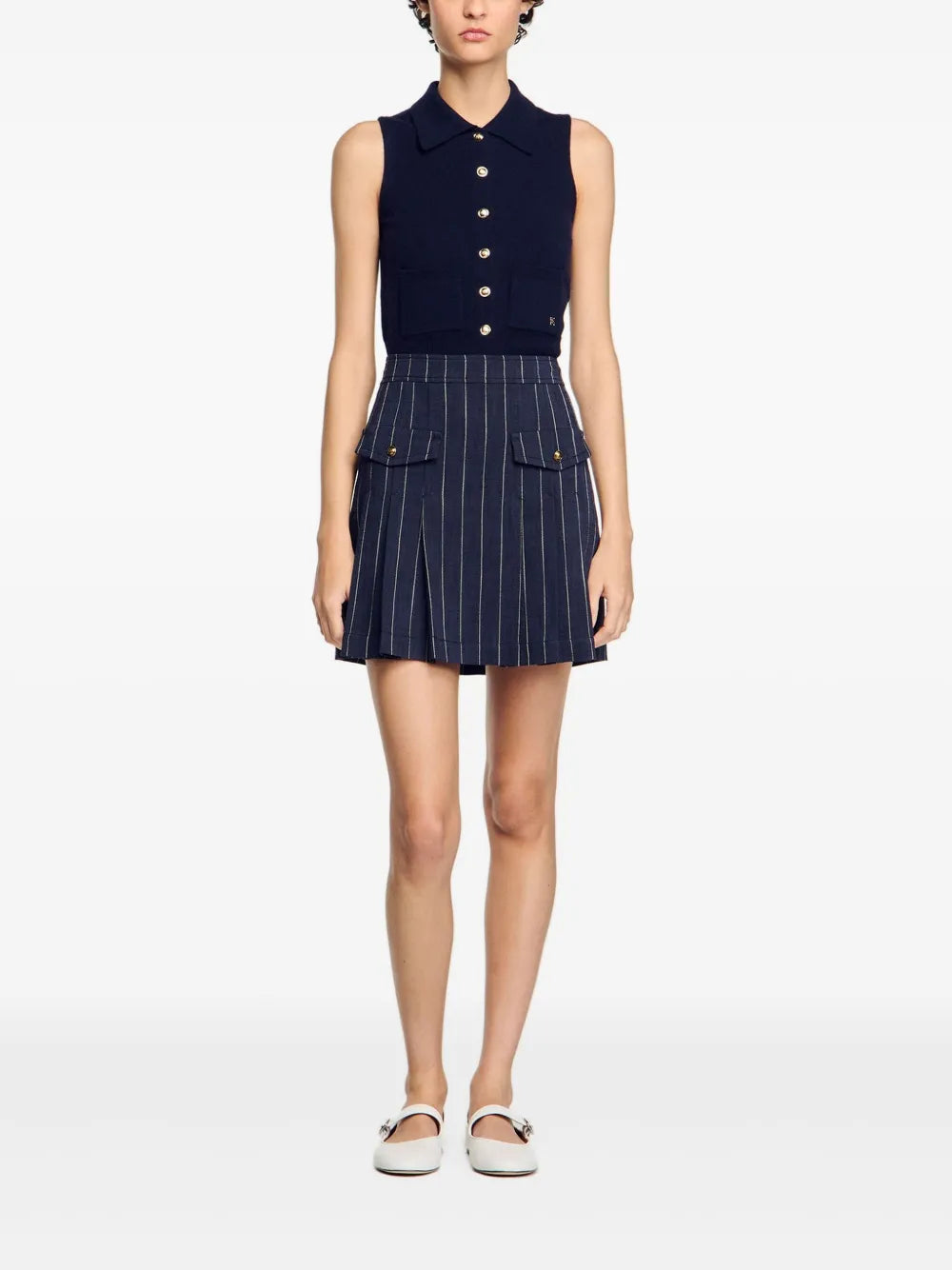 Striped Mini Skirt