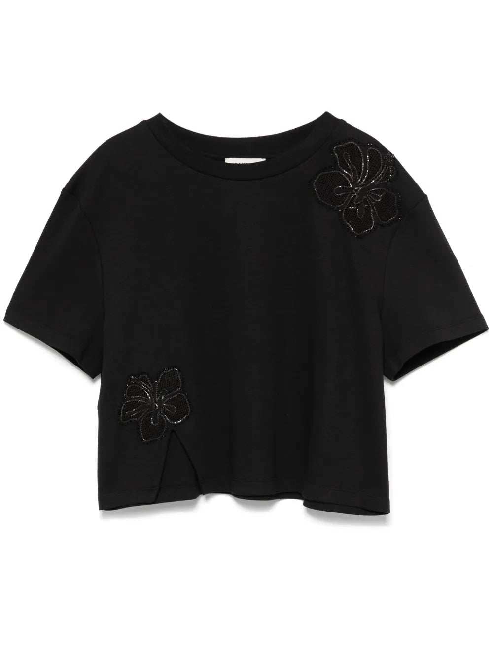 Rhinestone-Embellished T-Shirt