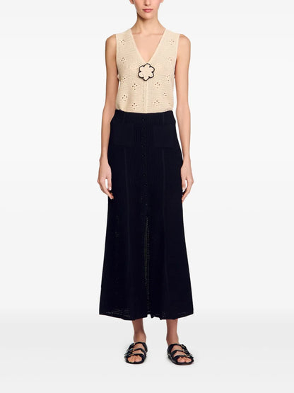 Knitted Maxi Skirt
