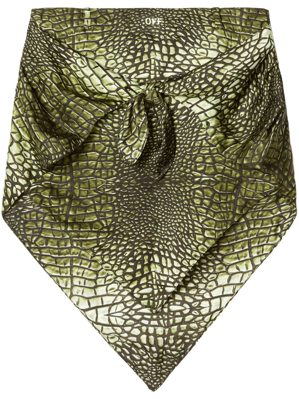 Croco Bandana Skirt