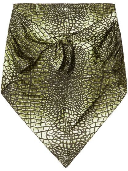 Croco Bandana Skirt